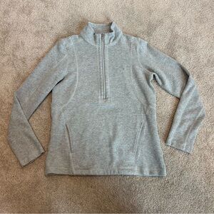 Tommy Bahama Men’s Gray Half Zip Pullover front pockets Sz S casual wear